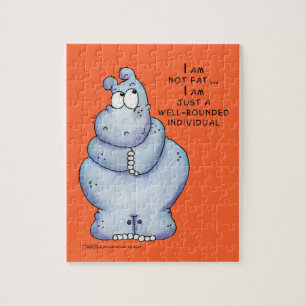Quebra-cabeça Hippopotamus Hipopótamo-Azul total