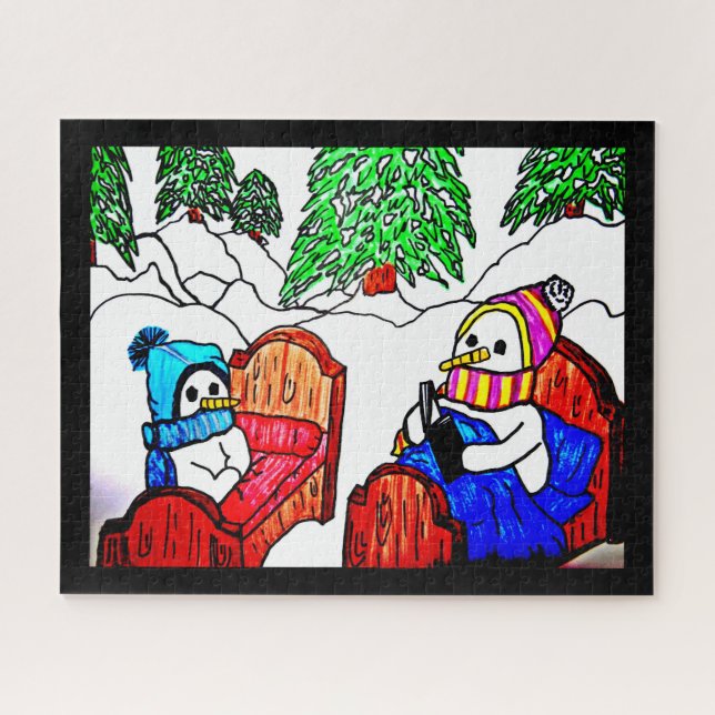 QUEBRA-CABEÇA HISTÓRIA DE HORAS DE NEVE (Horizontal)