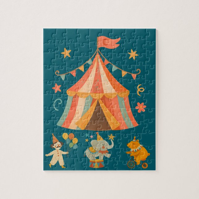 Quebra-cabeça História do Circo Retro (Vertical)