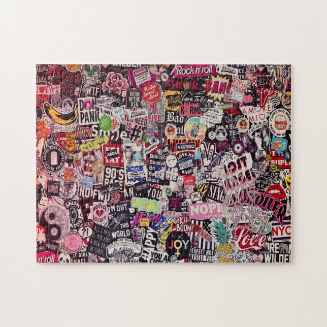 Quebra-cabeça histórias em quadrinhos legal (Horizontal)