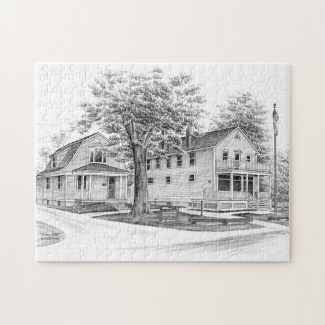 Quebra-cabeça Historic Jaite Mill em Ohio (CVNP) (Horizontal)