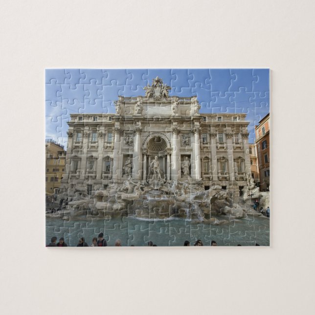 Quebra-cabeça Historic Trevi Fountain em Roma, Itália (Horizontal)