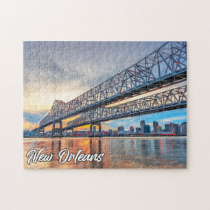 Quebra-cabeça Histórica de Nova Orleans, Louisiana, Estados Unid