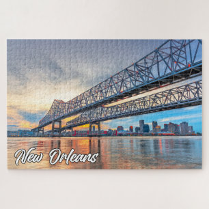 Quebra-cabeça Histórica de Nova Orleans, Louisiana, Estados Unid