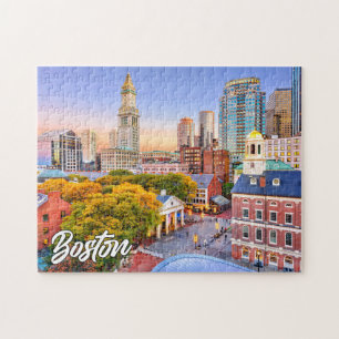 Quebra-cabeça Historical Boston, Massachusetts, Estados Unidos