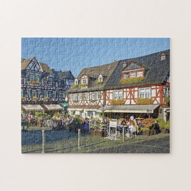 Quebra-cabeça Historical Market Place, Braunfels, Alemanha (Horizontal)