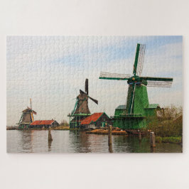 Quebra-cabeça Histórico Clássico Holandês do Windmills