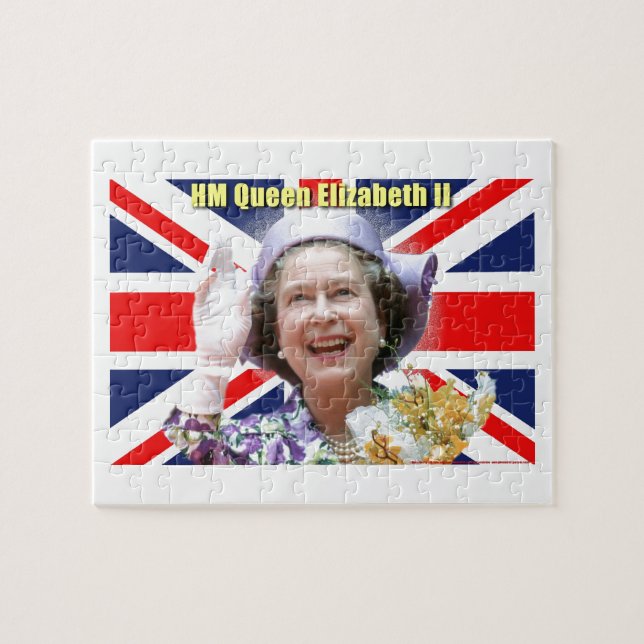 Quebra-cabeça HM Queen Elizabeth II (Horizontal)