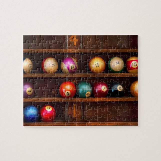 Quebra-cabeça Hobby - Piscina - Vamos de bilhar (Horizontal)