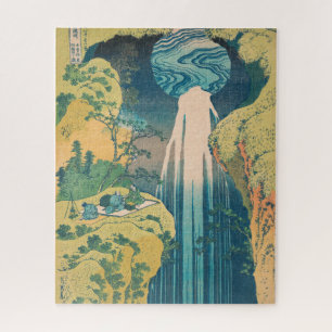 Quebra-cabeça Hokusai Amida cai na cachoeira do Japão