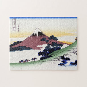 Quebra-cabeça Hokusai Fuji, japonês oriental Legal, vê paisage
