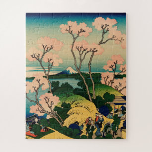 Quebra-cabeça Hokusai Katsushika - Goten-Yama-Hill, Shinagawa
