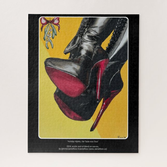 Quebra-cabeça 'Holiday Hijinks, o sabor foi azedo', pintando em (Vertical)