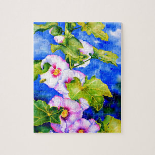 Quebra-cabeça Hollyhocks