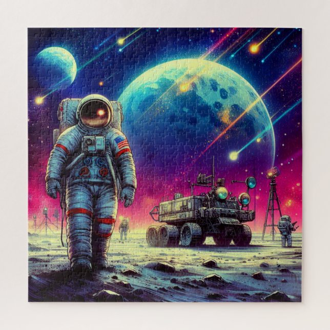 QUEBRA-CABEÇA HOMEM CONQUISTE A LUA 7 (Vertical)