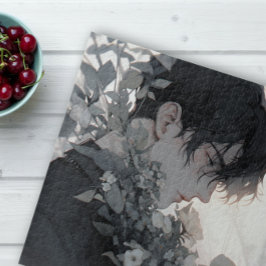 Quebra-cabeça Homem Misterioso e Flores