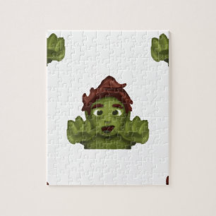 Quebra-cabeça homem zombie emoji