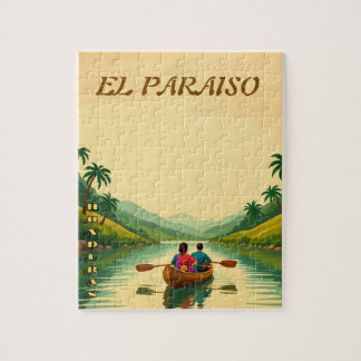 Quebra-cabeça  Honduras EL PARAISO Retro poster