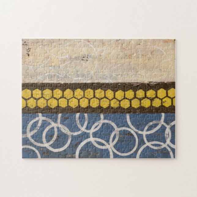 Quebra-cabeça Honey Comb Abstrato I (Horizontal)