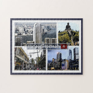 Quebra-cabeça Hong Kong - Mosaico -