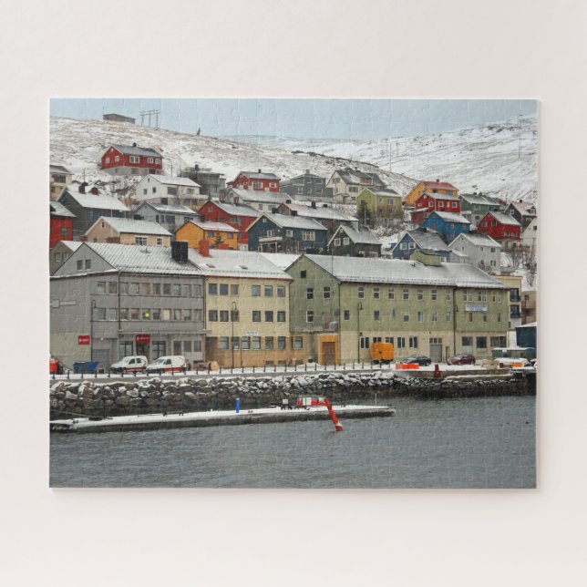 Quebra-cabeça Honningsvåg, Noruega 520-pc (Horizontal)