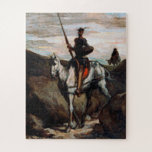 Quebra-cabeça Honore Daumier - Don Quixote Nas Montanhas
