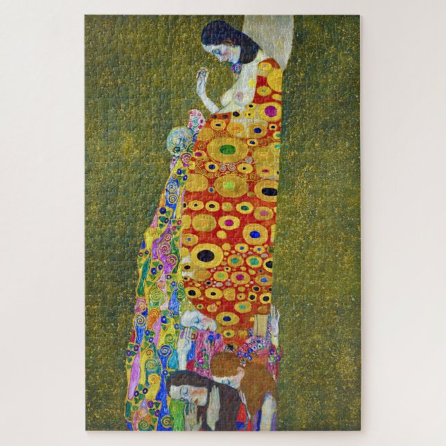 Quebra-cabeça Hope, Gustav Klimt (Vertical)