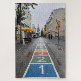 Quebra-cabeça Hopscotch em Centro Reykjavik, Islândia