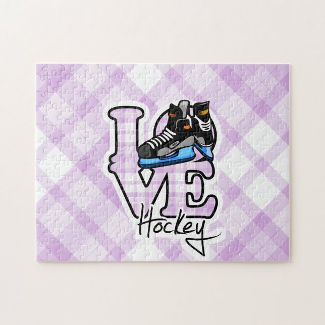 Quebra-cabeça Hóquei do amor (Horizontal)