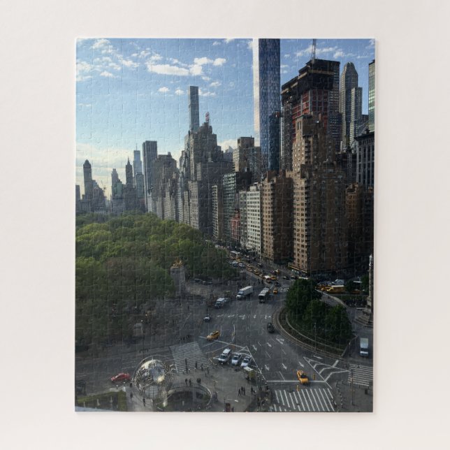 Quebra-cabeça Horizonte de Nova York. (Vertical)