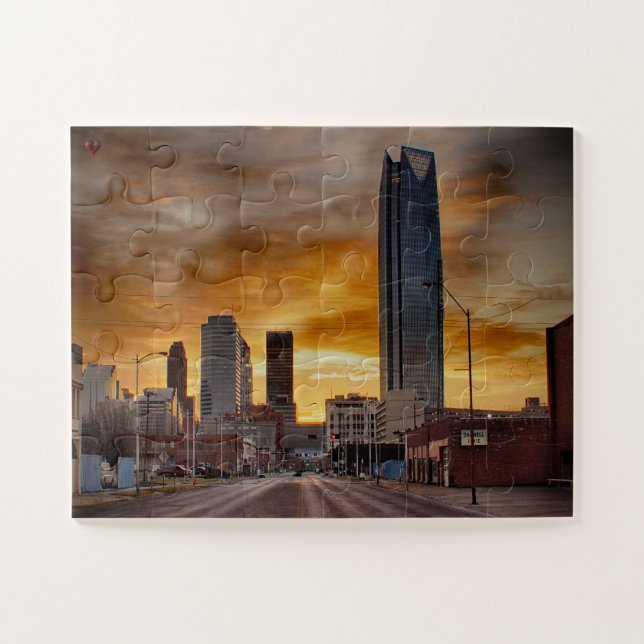 Quebra-cabeça Horizonte Oklahoma (Horizontal)