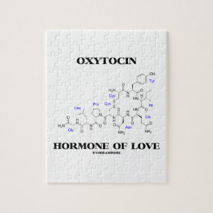 Quebra-cabeça Hormona do Oxytocin do amor (química)