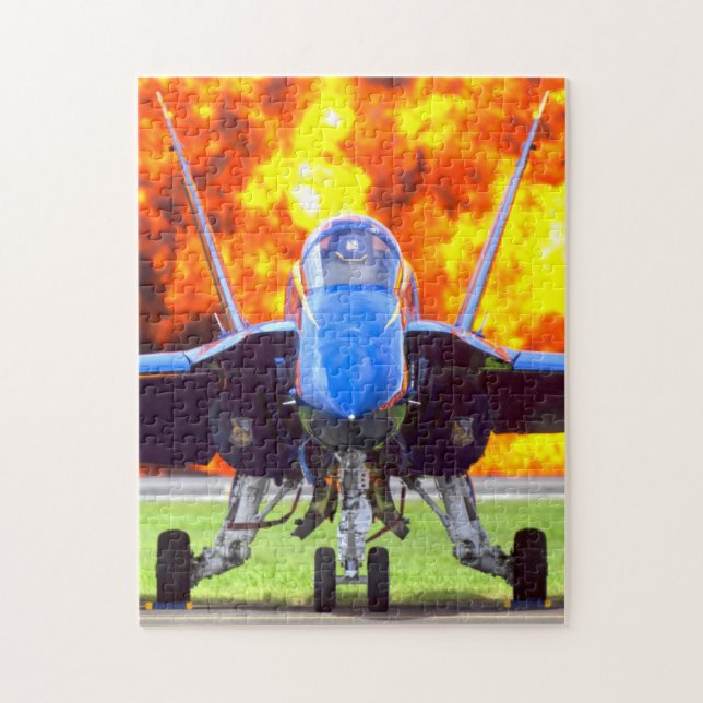 Quebra-cabeça HORNET F/A-18C (11x14 POLEGADAS) (Vertical)