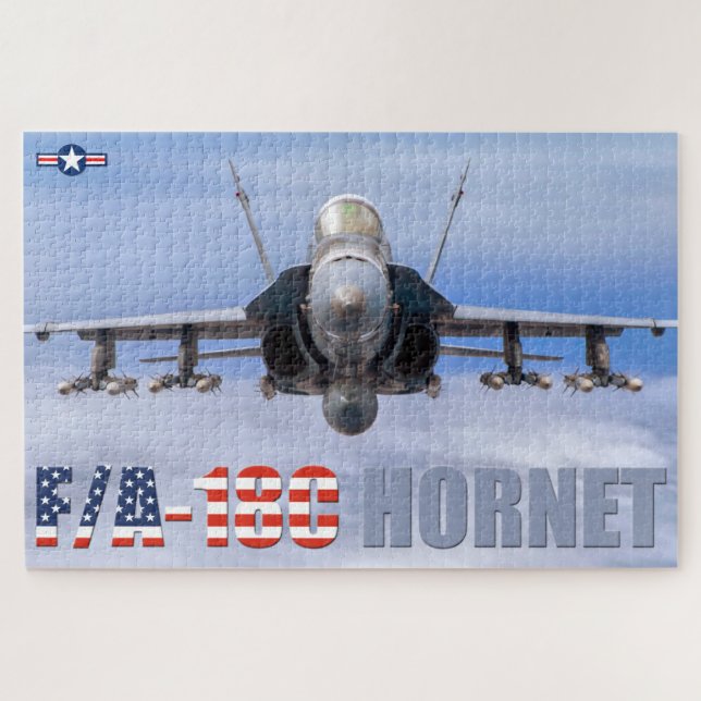 Quebra-cabeça HORNET F/A-18C (20x30 POLEGADAS) (Horizontal)