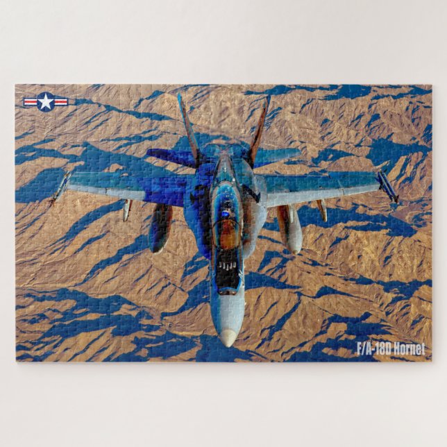 Quebra-cabeça HORNET F/A-18D (20x30 POLEGADAS) (Horizontal)