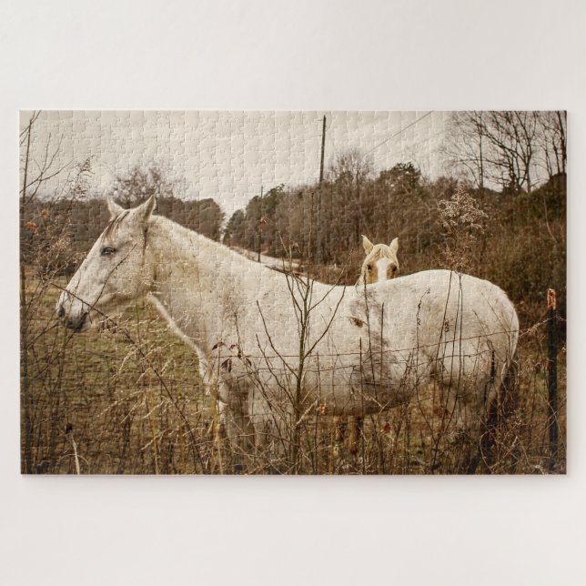 Quebra-cabeça HORSE MAMA Jigsaw Puzzle (Horizontal)