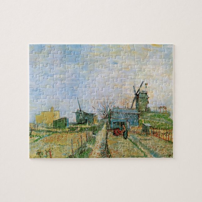 Quebra-cabeça Horta em Montmartre por Vincent van Gogh (Horizontal)