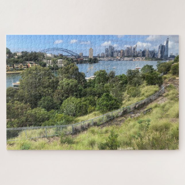 Quebra-cabeça hortas da linha do horizonte sydney (Horizontal)
