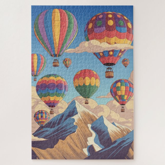 Quebra-cabeça Hot air balloons jigsaw puzzle (Vertical)
