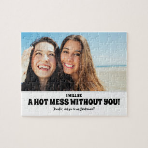 Quebra-cabeça Hot Mess - Foto Engraçado de Proposta da Bridesmai