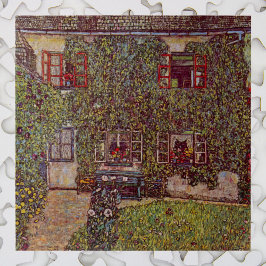 Quebra-cabeça House of Guardaboschi por Gustav Klimt, Vintage Ar
