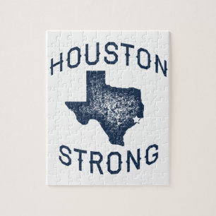 Quebra-cabeça Houston forte - alivio da inundação de Harvey