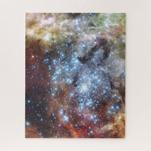 Quebra-cabeça Hubble assiste clusters de estrelas em um curso de