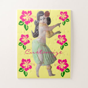 Quebra-cabeça Hula Dancer do Havaí Hibiscus Thunder_Cove