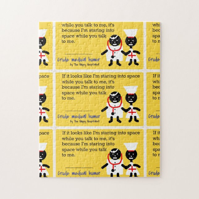 Quebra-cabeça Humor médico (Vertical)