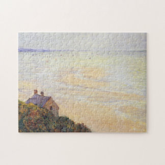 Quebra-cabeça Hut em Trouville Low Tide Monet Art