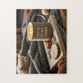 Quebra-cabeça Hygge Cozy Night Celebre noites confortáveis