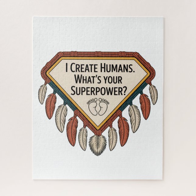 Quebra-cabeça I Create Humans. What’s Your Superpower (Vertical)