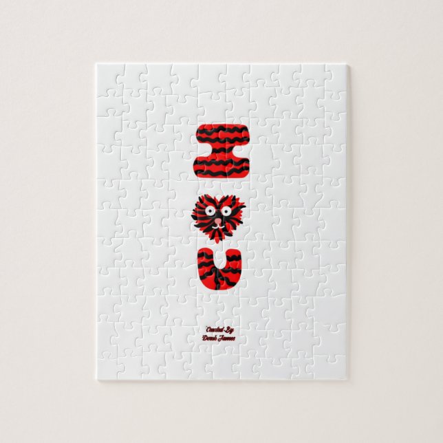 Quebra-cabeça I Felpudo (20,32 cm x 25,4 cm) (Vertical)
