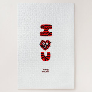 Quebra-cabeça I Felpudo (50,8 cm x 76,2 cm)